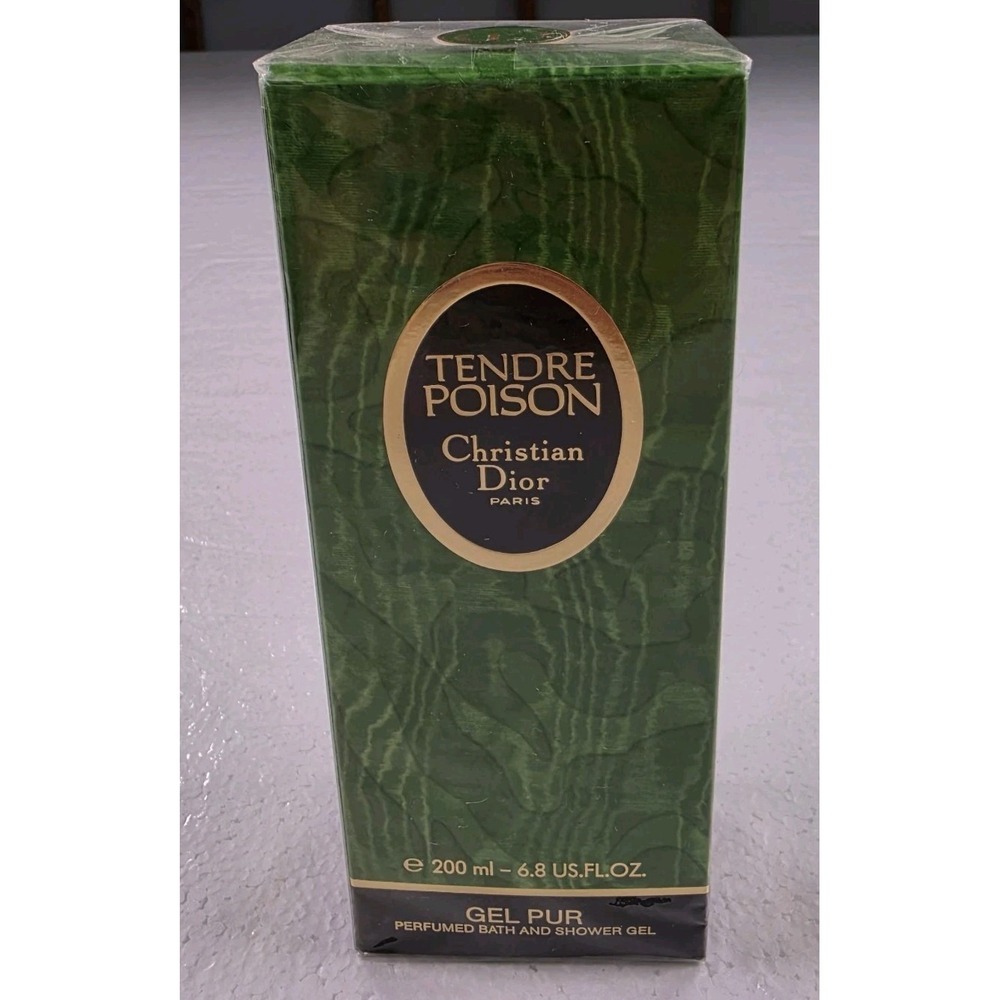 Vintage Dior Tendre Poison Perfumed Bath Shower Gel 6.8 Fl Oz 200ml Sealed Rare